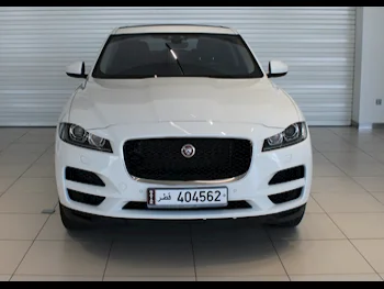 Jaguar  F-Pace  2020  Automatic  112,240 Km  4 Cylinder  Four Wheel Drive (4WD)  SUV  White  With Warranty