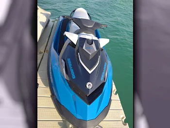 Sea-Doo  GTI  USA  2019  Black & Blue  White  Seadoo  1  3  With Trailer