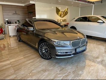 BMW  7-Series  750 Li  2016  Automatic  52,000 Km  8 Cylinder  Rear Wheel Drive (RWD)  Sedan  Gray  With Warranty