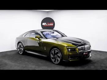 Rolls-Royce  Spectre  2025  Automatic  0 Km  0 Cylinder  Rear Wheel Drive (RWD)  Coupe / Sport  Green and Black