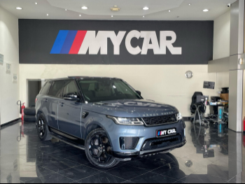 Land Rover  Range Rover  Sport HSE  2018  Automatic  98,000 Km  6 Cylinder  Four Wheel Drive (4WD)  SUV  Blue