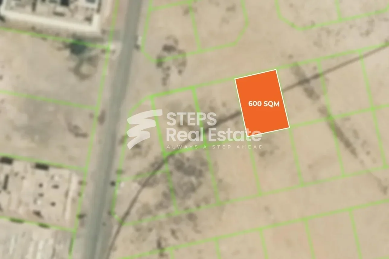 Lands For Sale in Al Wakrah  - Al Wakrah  -Area Size 600 Square Meter