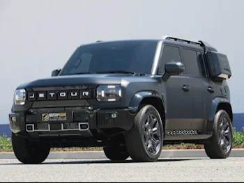 Jetour  T2  Luxury  2025  Automatic  9,900 Km  4 Cylinder  Four Wheel Drive (4WD)  SUV  Black  With Warranty