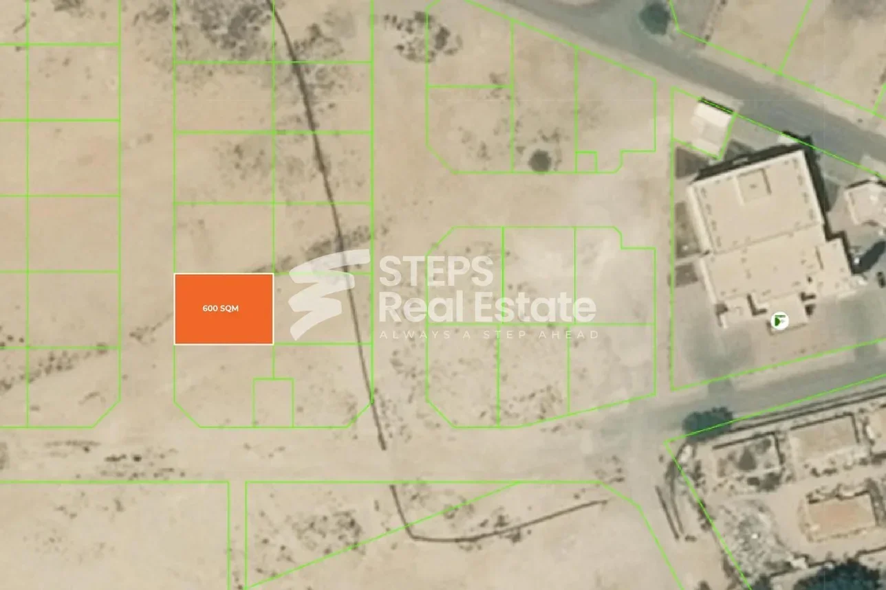 Lands For Sale in Al Wakrah  - Al Wakrah  -Area Size 600 Square Meter