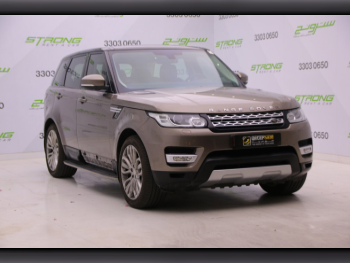 Land Rover  Range Rover  Sport  2015  Automatic  145,000 Km  6 Cylinder  Four Wheel Drive (4WD)  SUV  Brown