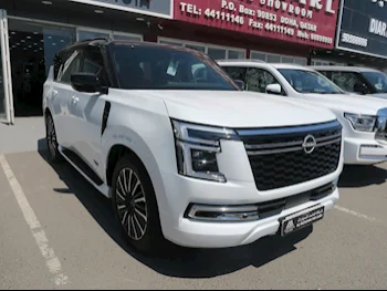 Nissan  Patrol  Platinum turbo  2025  Automatic  0 Km  6 Cylinder  Four Wheel Drive (4WD)  SUV  White  With Warranty