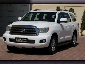 Toyota  Sequoia  SR5  2014  Automatic  285,000 Km  8 Cylinder  Four Wheel Drive (4WD)  SUV  White