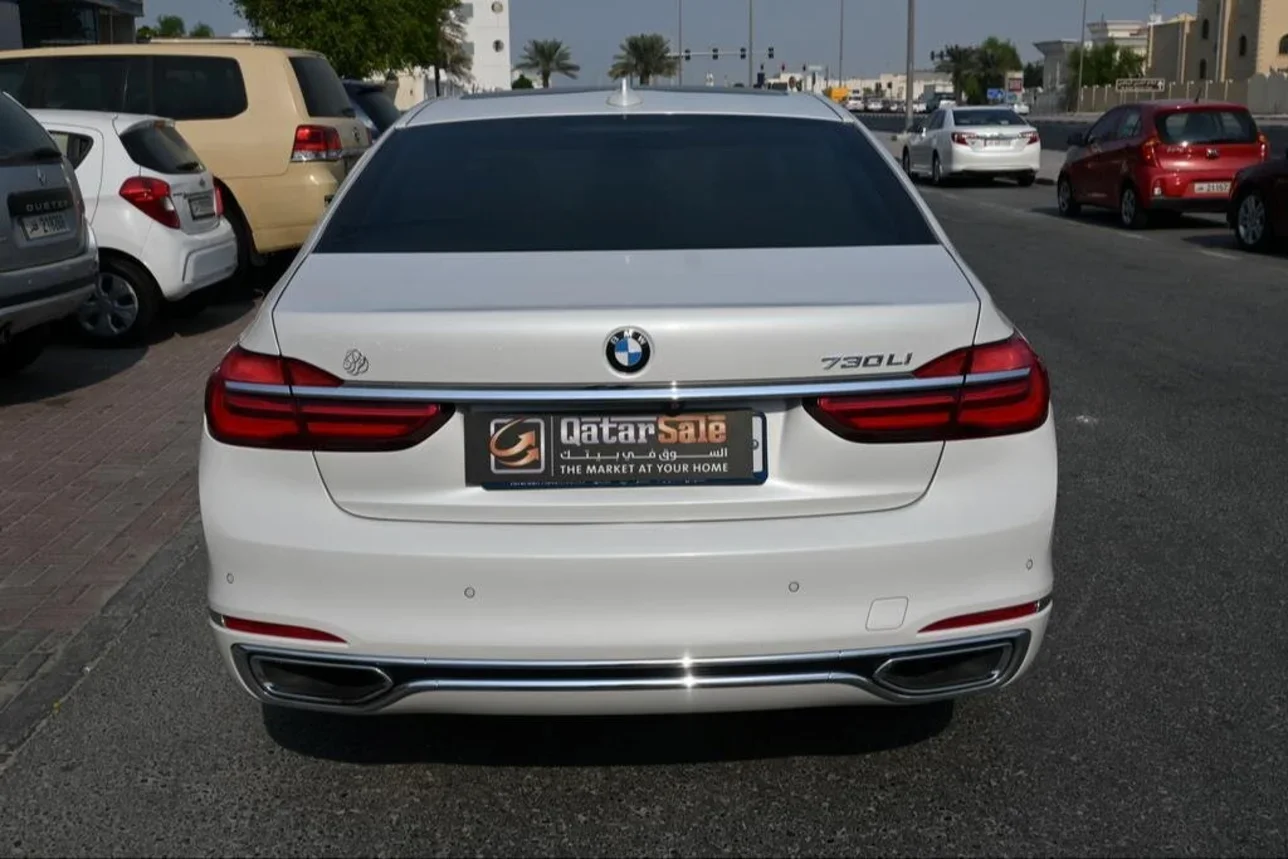 BMW 7-Series 730 Li 2017 Automatic 135,000 Km 4 Cylinder Rear Wheel Drive (RWD) Sedan White