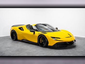 Ferrari  SF90 Spider  2022  Automatic  7,460 Km  8 Cylinder  Rear Wheel Drive (RWD)  Convertible  Yellow