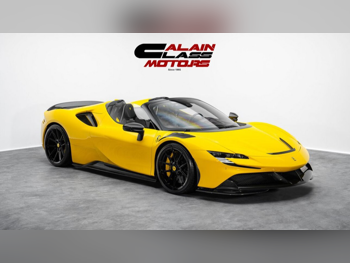 Ferrari  SF90 Spider  2022  Automatic  7,460 Km  8 Cylinder  Rear Wheel Drive (RWD)  Convertible  Yellow