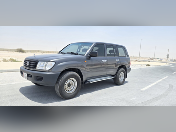 تويوتا  لاند كروزر  جي  2000  عادي  186,000 كم  6 سلندر  دفع رباعي  اس يو في  رمادي