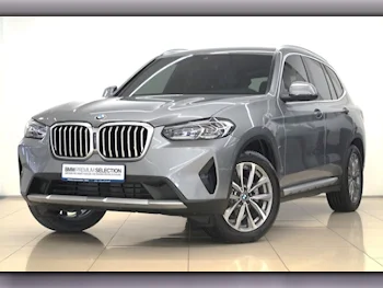 BMW  X-Series  X3  2022  Automatic  49,370 Km  4 Cylinder  All Wheel Drive (AWD)  SUV  Gray  With Warranty