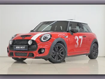 Mini  Cooper  S  2021  Automatic  63,740 Km  4 Cylinder  Front Wheel Drive (FWD)  Hatchback  Red  With Warranty