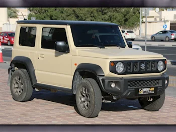 Suzuki  Jimny  2023  Automatic  60,000 Km  4 Cylinder  Four Wheel Drive (4WD)  SUV  Beige  With Warranty