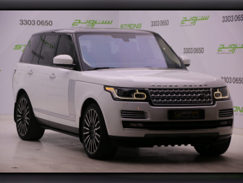 Land Rover  Range Rover  Vogue  Autobiography  2016  Automatic  122,000 Km  8 Cylinder  Four Wheel Drive (4WD)  SUV  White