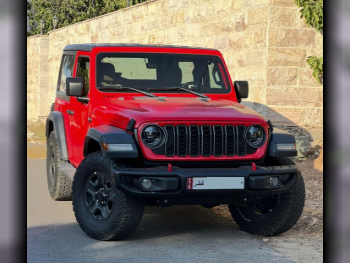Jeep  Wrangler  Sport  2018  Automatic  61,000 Km  6 Cylinder  Four Wheel Drive (4WD)  SUV  Red