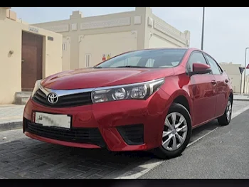 Toyota  Corolla  XLI  2015  Automatic  160,000 Km  4 Cylinder  Front Wheel Drive (FWD)  Sedan  Red