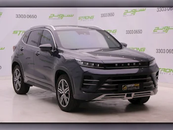 Exeed  LX  2023  Automatic  46,000 Km  4 Cylinder  Four Wheel Drive (4WD)  SUV  Black  With Warranty