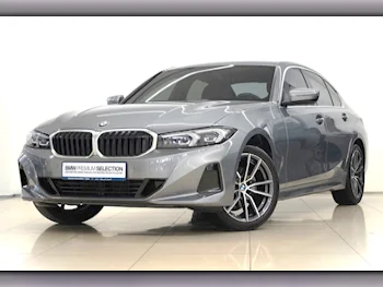 BMW  3-Series  320i  2024  Automatic  15,380 Km  4 Cylinder  Rear Wheel Drive (RWD)  Sedan  Gray  With Warranty