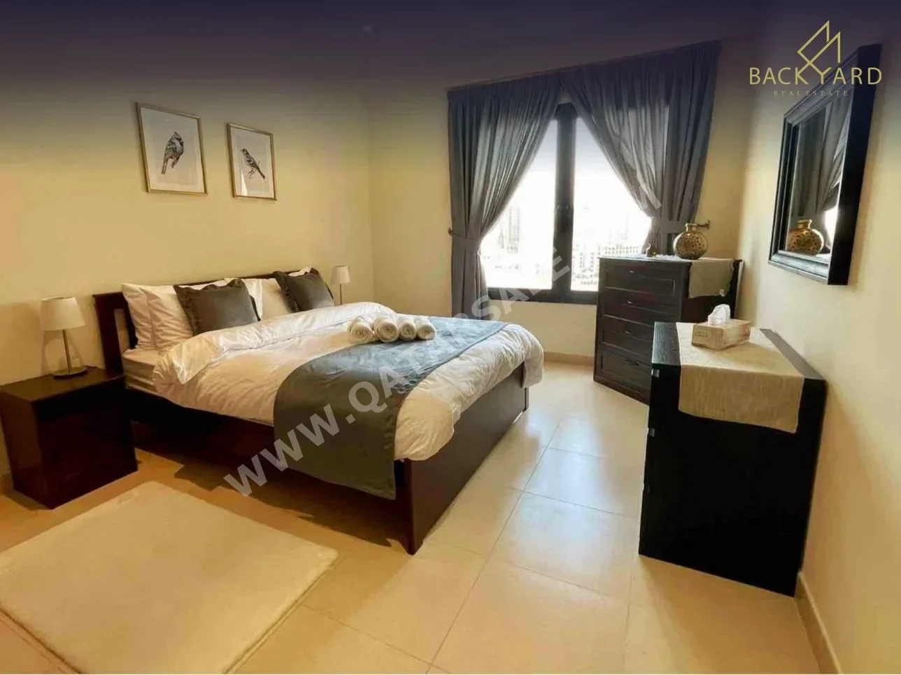 1 Bedrooms  Apartment  in Doha -  The Pearl  Fully Furnished