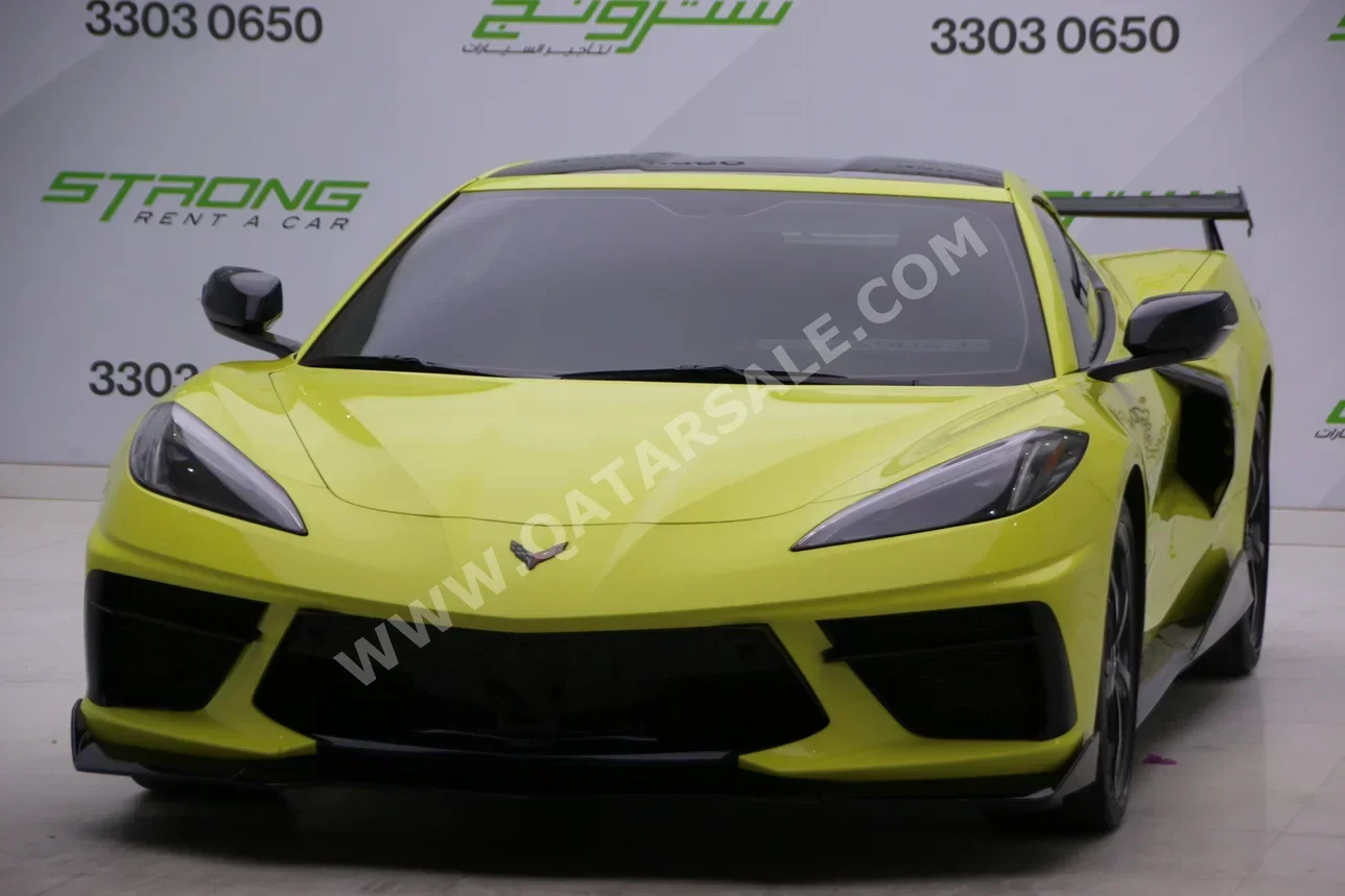 Chevrolet  Corvette  C8 Z51  2021  Automatic  38,000 Km  8 Cylinder  Rear Wheel Drive (RWD)  Convertible  Yellow  With Warranty
