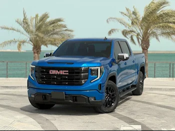 GMC  Sierra  Elevation  2022  Automatic  58,000 Km  8 Cylinder  Four Wheel Drive (4WD)  Pick Up  Blue  With Warranty