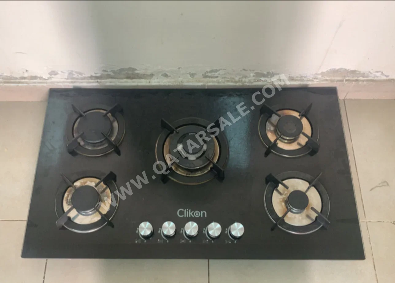 Stove  - Electric  - Black