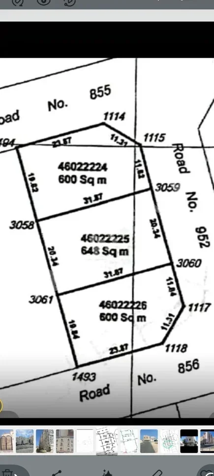 Lands For Sale in Doha  - Al Thumama  -Area Size 600 Square Meter