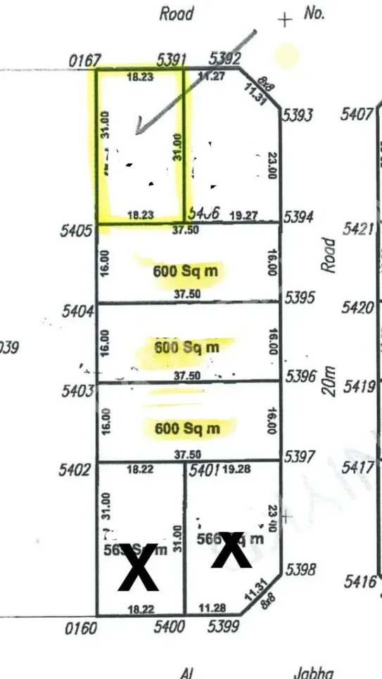 Lands For Sale in Al Daayen  - Al Sakhama  -Area Size 600 Square Meter
