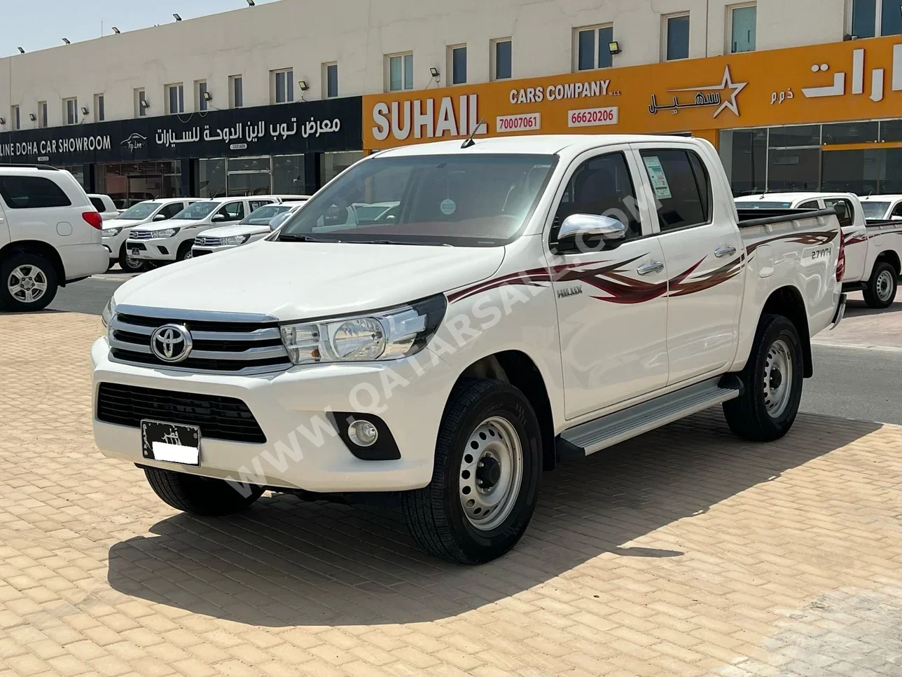Toyota  Hilux  2022  Automatic  61,000 Km  4 Cylinder  Four Wheel Drive (4WD)  Pick Up  White