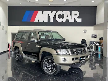 Nissan  Patrol  Super Safari  2024  Automatic  3,000 Km  6 Cylinder  Four Wheel Drive (4WD)  SUV  Black  With Warranty