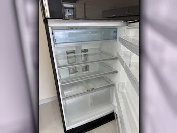 SHARP  Classic Refrigerator  - Black Stainless