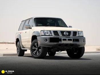 Nissan  Patrol  Super Safari  2023  Manual  34,000 Km  6 Cylinder  Four Wheel Drive (4WD)  SUV  Beige  With Warranty