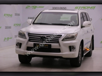 لكزس  ال اكس  570  2013  اوتوماتيك  515,000 كم  8 سلندر  دفع رباعي  اس يو في  أبيض