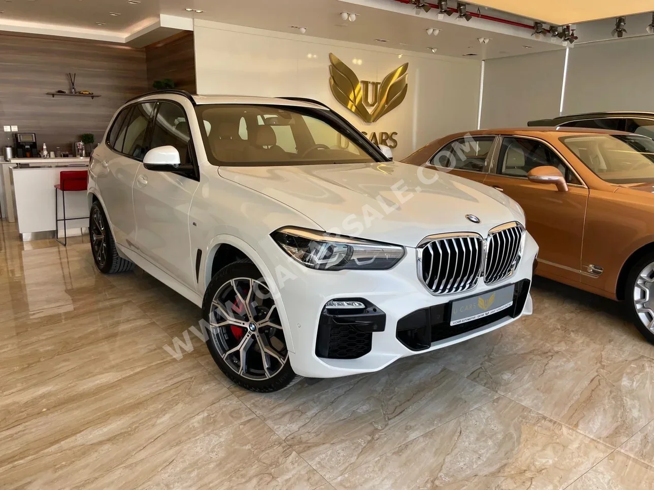 BMW  X-Series  X5 M40i  2021  Automatic  63,000 Km  6 Cylinder  All Wheel Drive (AWD)  SUV  White  With Warranty