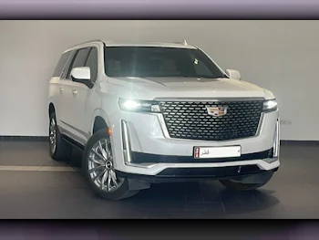 Cadillac  Escalade  ESV  2024  Automatic  10,200 Km  8 Cylinder  Four Wheel Drive (4WD)  SUV  White  With Warranty