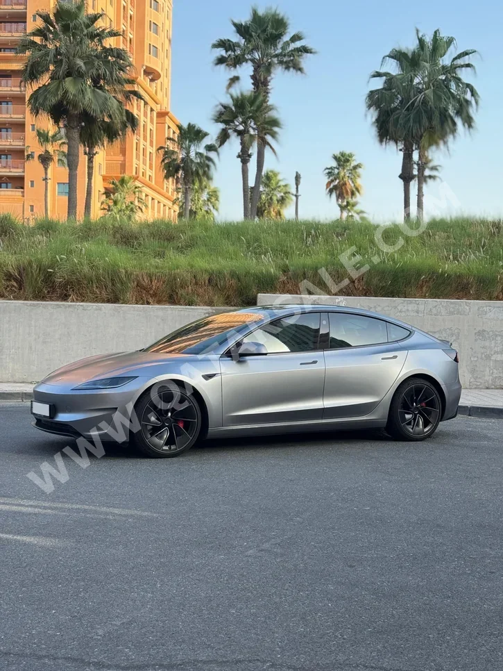 Tesla  Model 3  Performance  2025  Automatic  8,000 Km  0 Cylinder  All Wheel Drive (AWD)  Sedan  Gray Matte  With Warranty