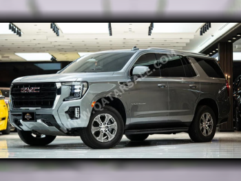 GMC  Yukon  SLE  2023  Automatic  900 Km  8 Cylinder  Rear Wheel Drive (RWD)  SUV  Gray  With Warranty