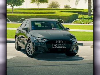 Audi  A3  35 TFSI  2023  Automatic  13,000 Km  4 Cylinder  Rear Wheel Drive (RWD)  Sedan  Gray  With Warranty