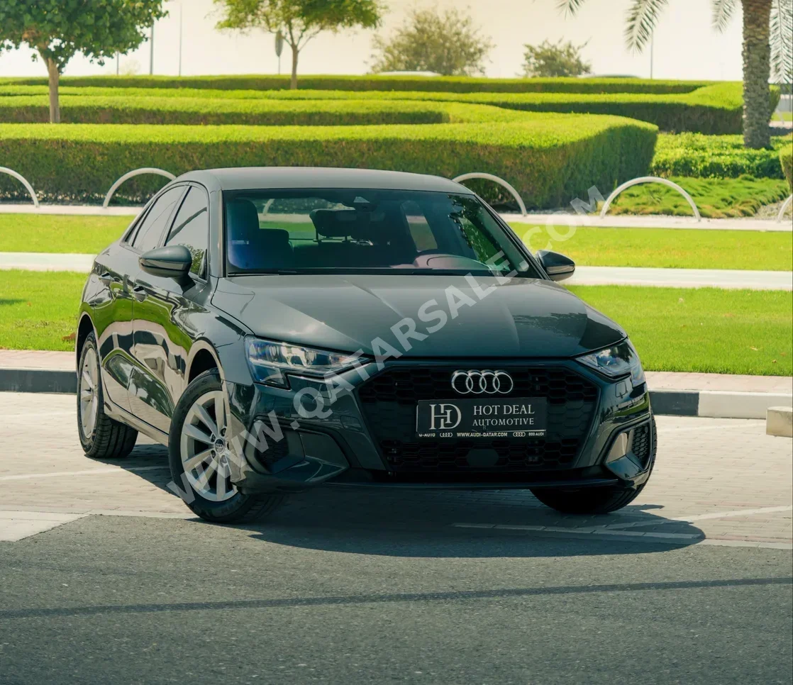 Audi  A3  35 TFSI  2023  Automatic  13,000 Km  4 Cylinder  Rear Wheel Drive (RWD)  Sedan  Gray  With Warranty