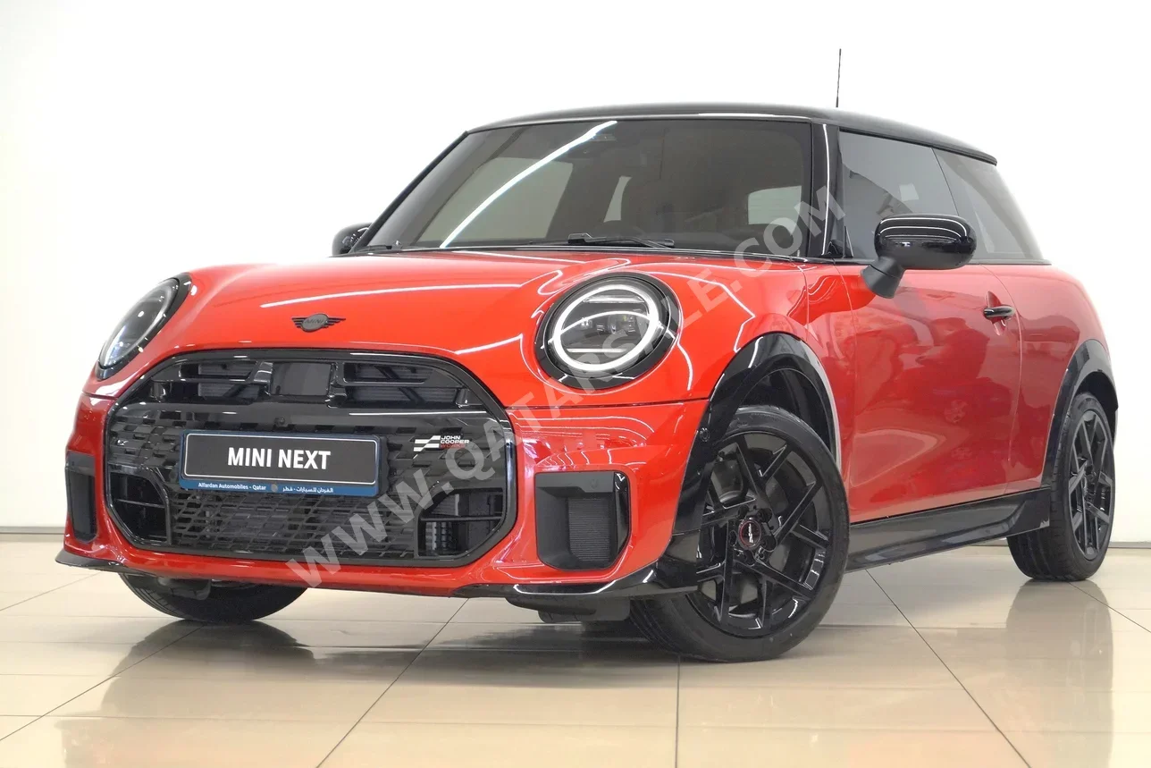 Mini  Cooper  S  2025  Automatic  1,400 Km  4 Cylinder  Front Wheel Drive (FWD)  Sedan  Red  With Warranty