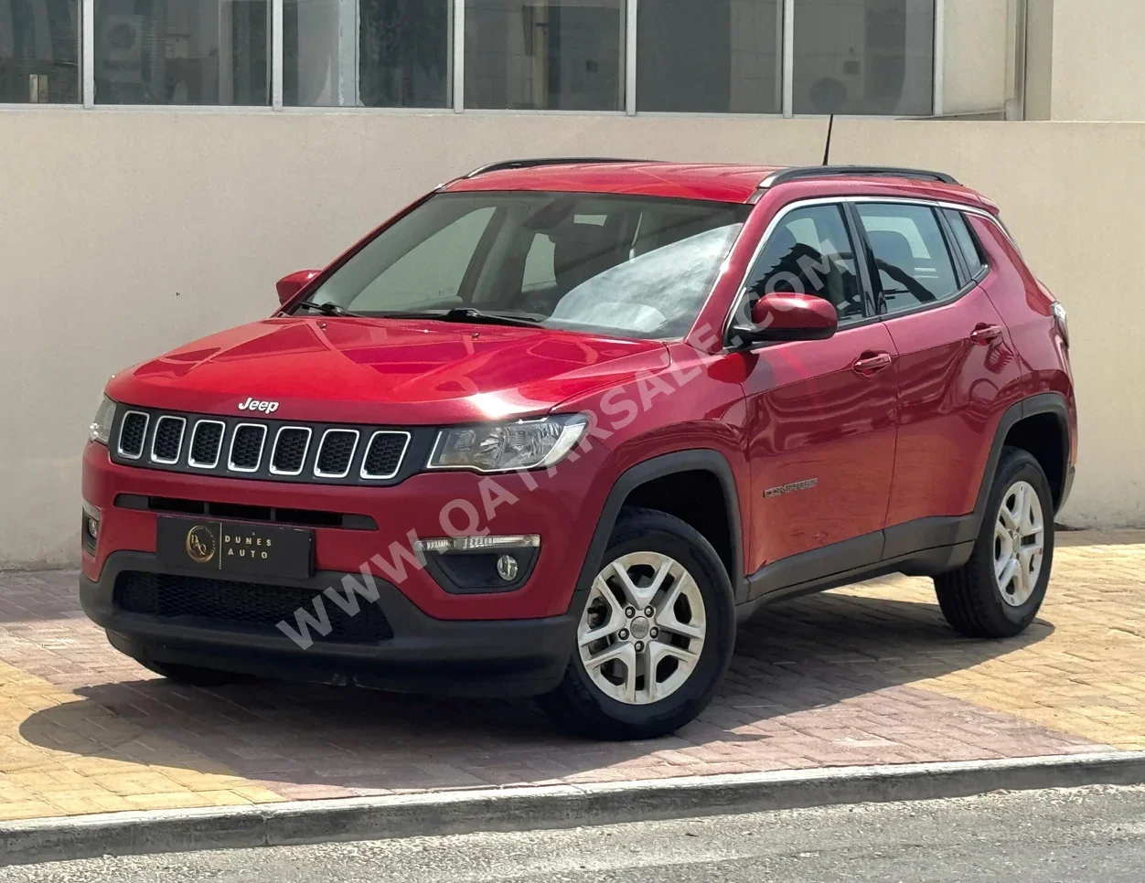 Jeep  Compass  longitude  2021  Automatic  75,000 Km  4 Cylinder  Four Wheel Drive (4WD)  SUV  Red