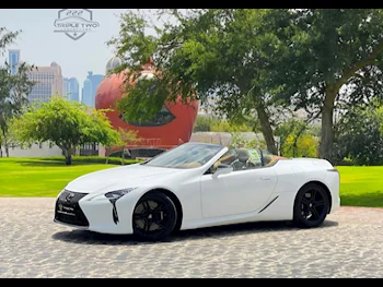 Lexus  LC  500  2024  Automatic  3,880 Km  6 Cylinder  Rear Wheel Drive (RWD)  Convertible  White  With Warranty
