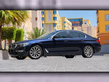 BMW  5-Series  520i  2018  Automatic  55,000 Km  4 Cylinder  Rear Wheel Drive (RWD)  Sedan  Blue