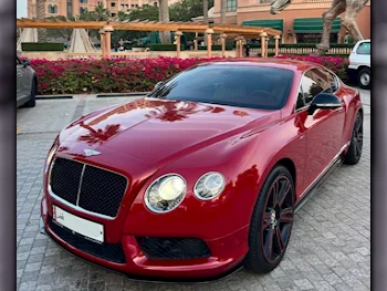 بنتلي  كونتيننتل  GT V8S  2015  اوتوماتيك  37,000 كم  8 سلندر  دفع كلي مستمر  كوبيه \ سبورت  أحمر