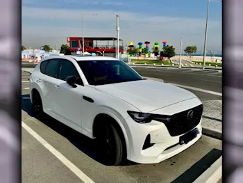 Mazda  CX  60  2024  Automatic  27,000 Km  6 Cylinder  All Wheel Drive (AWD)  SUV  White  With Warranty