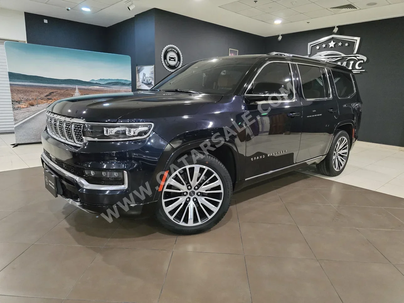 Jeep  Grand Wagoneer  Series 3  2023  Automatic  0 Km  6 Cylinder  Four Wheel Drive (4WD)  SUV  Dark Blue  With Warranty