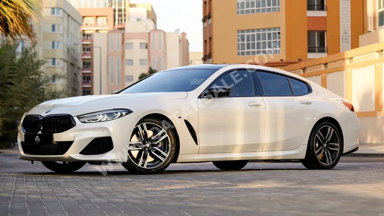BMW  8-Series  840 i  2020  Automatic  92,000 Km  6 Cylinder  Rear Wheel Drive (RWD)  Sedan  White