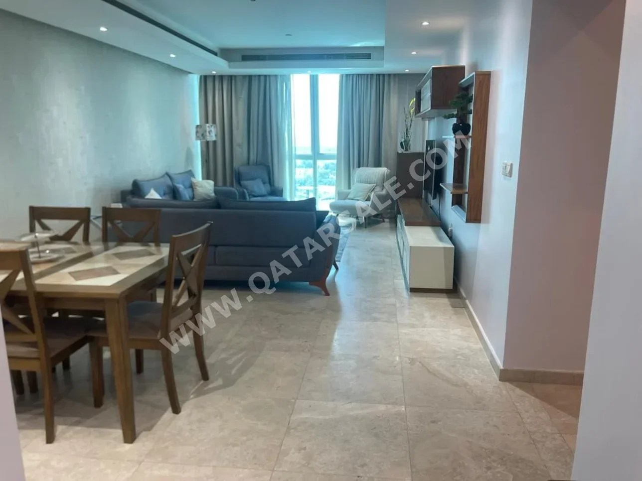 2 غرف نوم  شقة  في الدوحة -  غرب خليج لاغون  مفروشة بالكامل