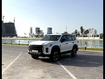 Maxus  D 90  2025  Automatic  300 Km  4 Cylinder  All Wheel Drive (AWD)  SUV  White  With Warranty